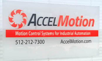 Accel Motion Window Sign